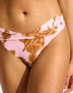 Rococo Twist Band Mini Hipster Bikini Pant - Blossom