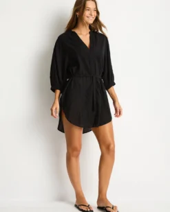 Salt Boho Shirt - Black