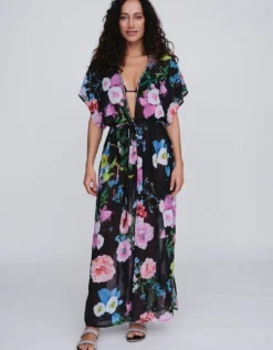 Samba Maxi Cover Up - Black