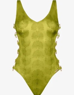Satin Craft Swimsuit - Shimmering Oasis