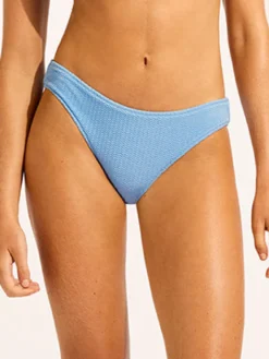 Sea Dive Hipster Bikini Pant - Cornflower