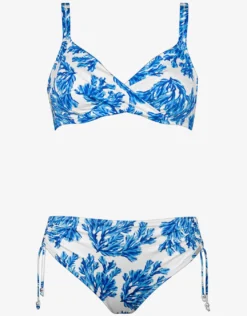 Seaside Breeze Underwired Bikini Set - Blue Reef