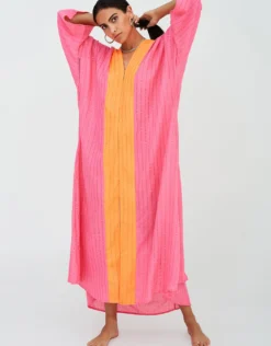 Sequin Kimono - Hot Pink