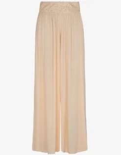 Sequin Palazzo Pants - Melon
