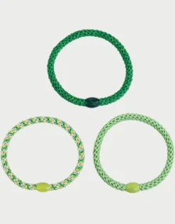 Slim Hair Tie Bundle - Greens