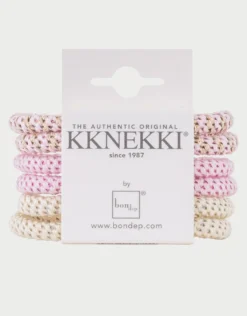 Slim Hair Tie Bundle - Pale Pastel Pinks