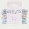 Slim Hair Tie Bundle - Pale Pastel Blues