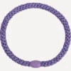 Slim Hair Tie - Lilac Glitter