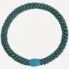 Slim Hair Tie - Petrol Green