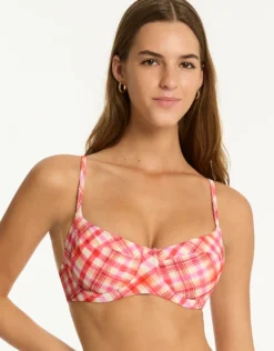 Somerset Balconette Bikini Top - Pink