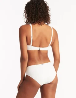 Spinnaker Mid Bikini Pant - White