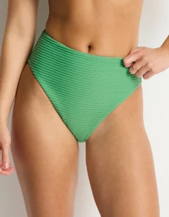 Spinnaker Retro High Waist Bikini Pant - Moss