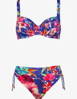 Spring Invite Underwired Bikini Set - Lilac Flowers