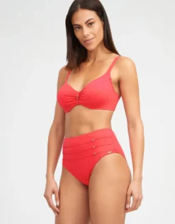Stella Maxi Control Bikini Pant - Coral