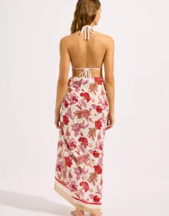 Summer Chintz Sarong - Ecru