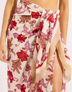 Summer Chintz Sarong - Ecru