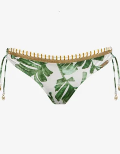 Summer Duo Tie Side Pant - Leafy Breeze