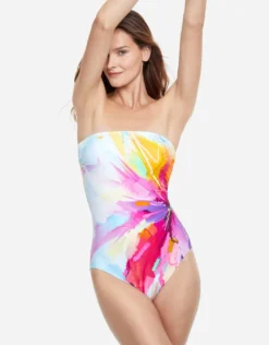 Summer in Capri Bandeau Swimsuit