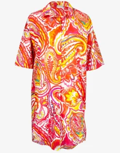 Summer Infusion Beach Shirt - White Summer