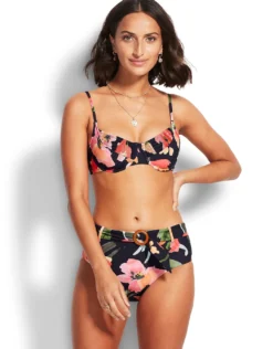 Summer Memoirs Underwired Bikini Top - Indigo