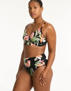 Sundown Twist Front DD/E Bikini Top