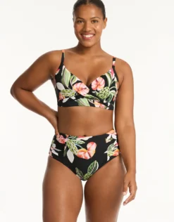 Sundown Twist Front DD/E Bikini Top