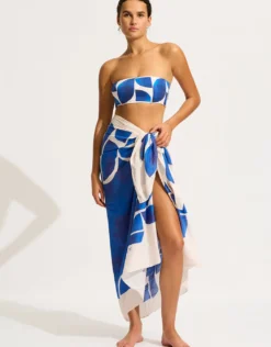 Sunray Sarong - Ultramarine