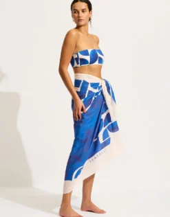 Sunray Sarong - Ultramarine