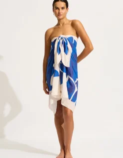 Sunray Sarong - Ultramarine