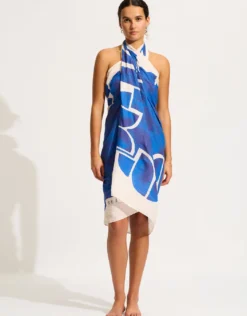 Sunray Sarong - Ultramarine