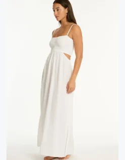 Sunset Bandeau Dress - White