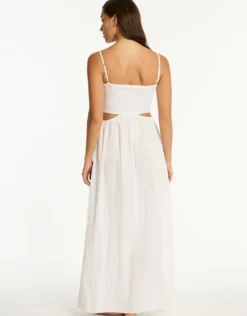 Sunset Bandeau Dress - White