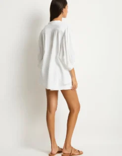 Sunset Boho Blouse - White