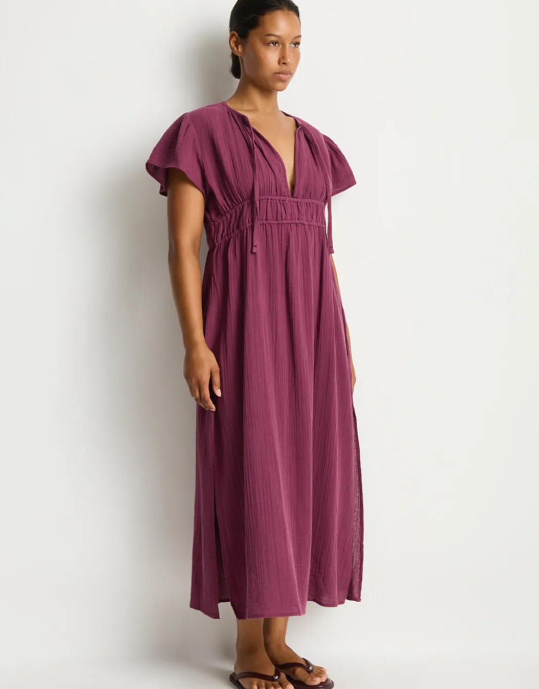 Sunset Maxi Daydress - Merlot