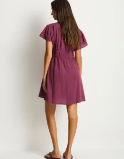 Sunset Short Daydress - Merlot
