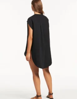 Sunset Sleeveless Cover Up - Black
