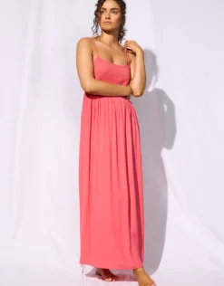 Suntouched Solids Strappy Dress - Juicy