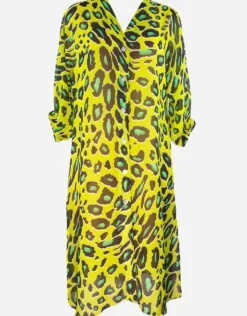 Syrah Midi Beach Shirt - Yellow