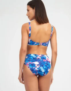 Tahiti Underwired Bikini Top - Blue Floral