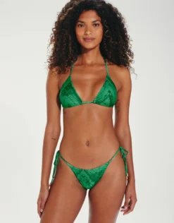 Tamale Jaque Tie Side Bikini Pant - Green