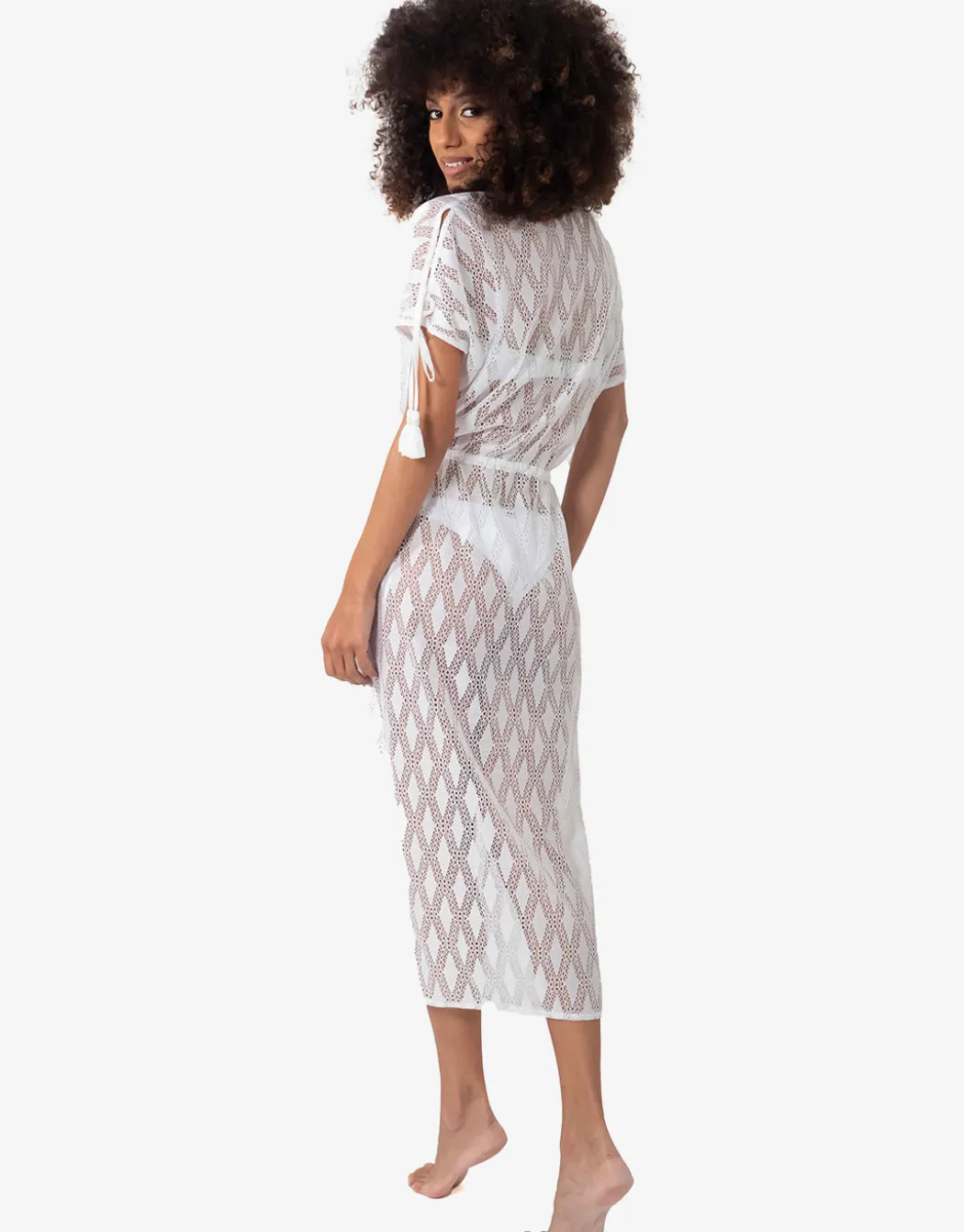 Temptation Kaftan - White