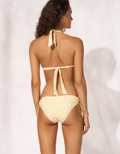Tidal Radiance Loop Side Bikini Pant - Celestial Yellow