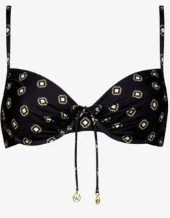 Tiles Craft Underwired Bikini Top - Black Neutrals