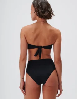 Timeless Twist Bandeau Bikini Top - Jet