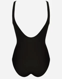 Tobacco Fields Detail Front Swimsuit - Tabac Black