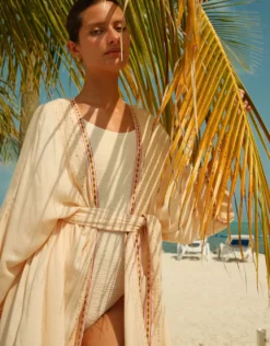 Vanessa Sequin Kimono - Melon