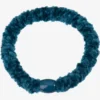 Velvet Hair Tie - Petrol Blue