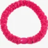 Velvet Hair Tie - Strong Pink