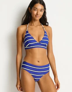 Voyage Mid Bikini Pant - Amalfi Blue