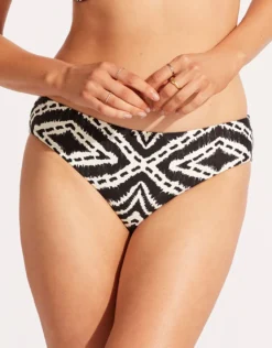 Zanzibar Retro Bikini Pant - Black
